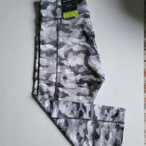 Tek Gear Gray Camo Workout Capris